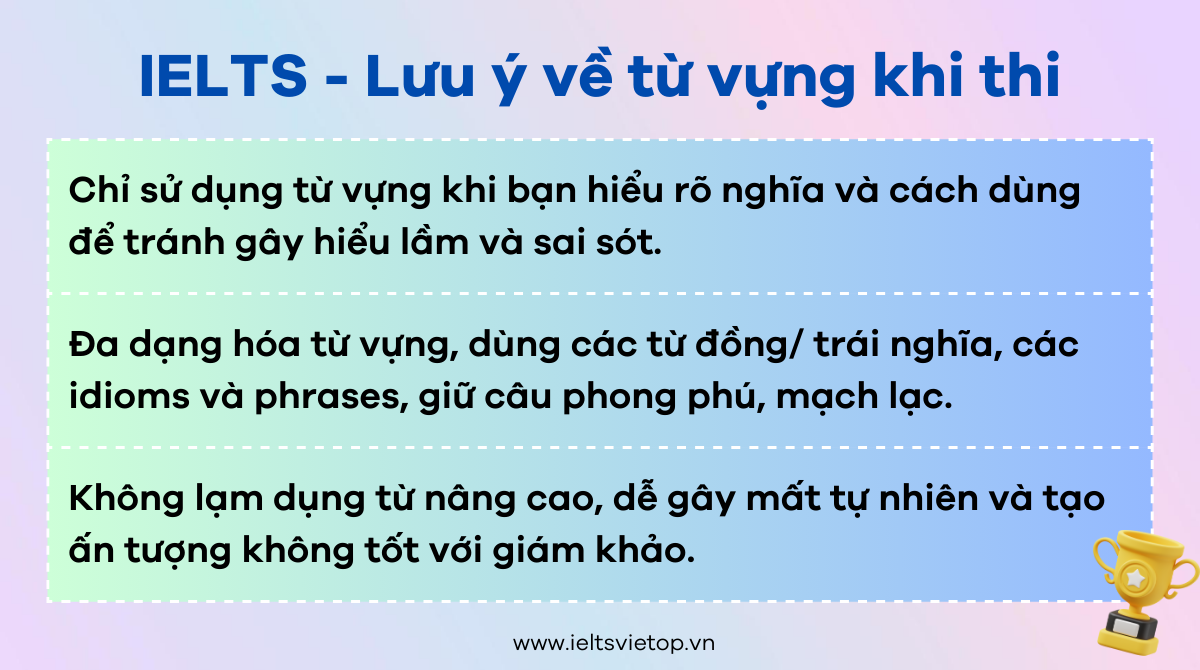 Cách học từ vựng IELTS