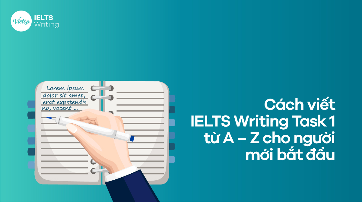 Cách viết IELTS Writing Task 1 từ A - Z cho người mới bắt đầu