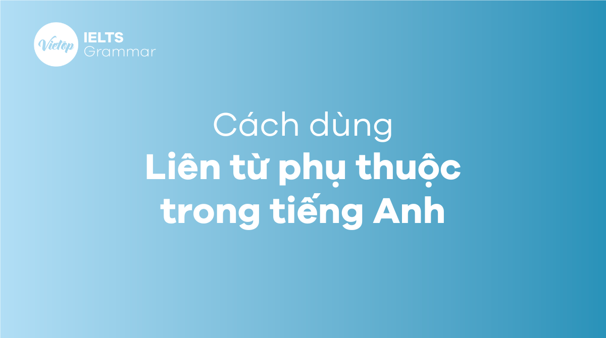 Liên từ trong tiếng anh