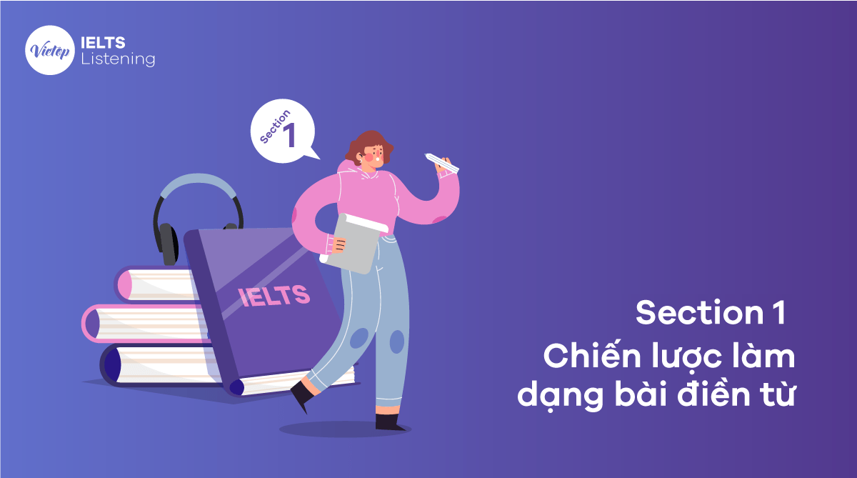 Chiến lược làm bài dạng điền từ IELTS Listening Section 1