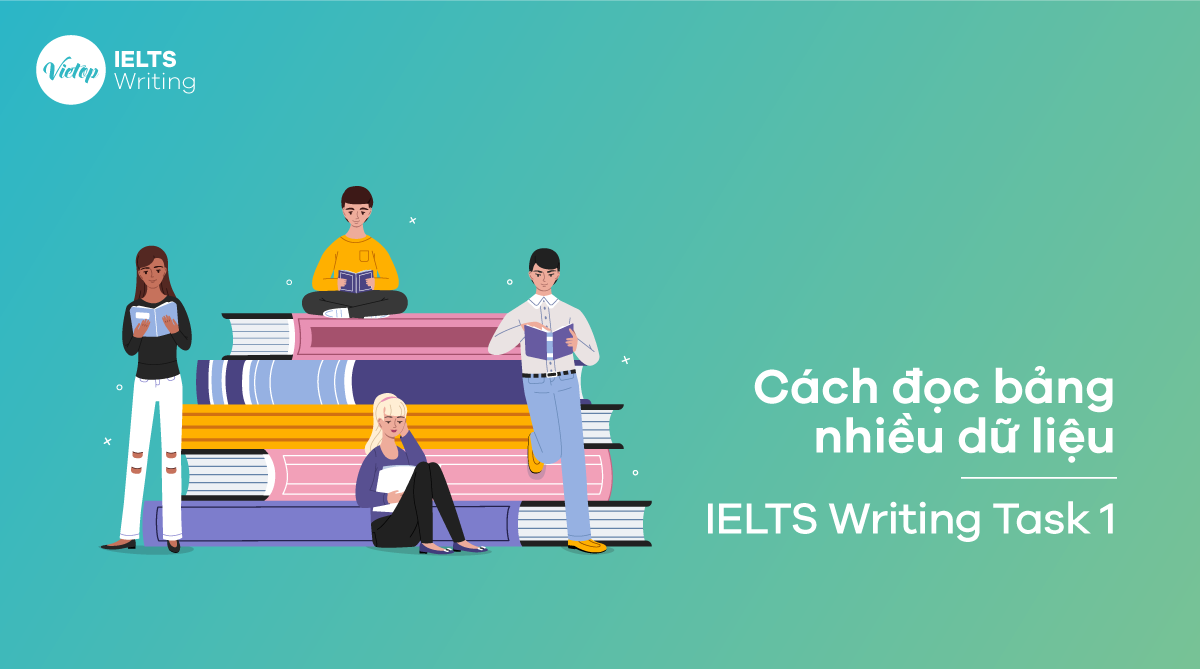 Cách đọc Bảng nhiều dữ liệu trong IELTS Writing task 1