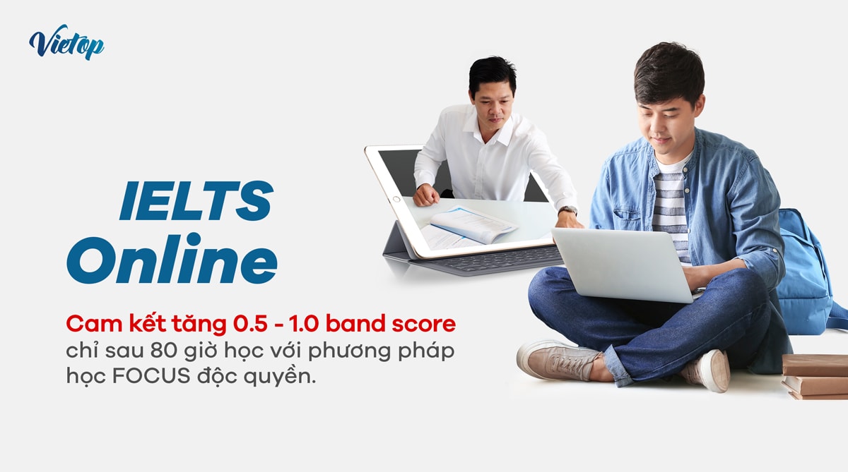 Khóa học IELTS Online tại Vietop