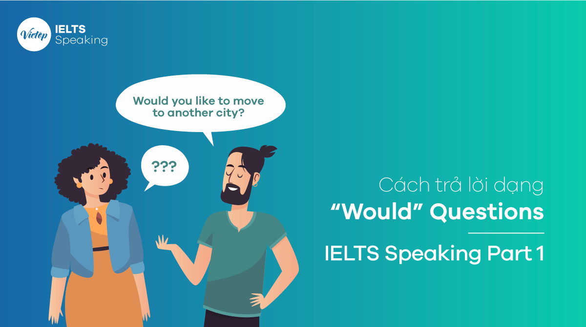 Cách trả lời dạng “Would” Questions – IELTS Speaking Part 1