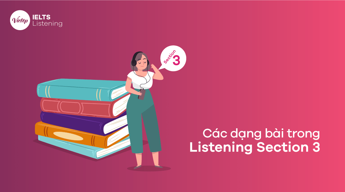 Các dạng bài trong IELTS Listening Section 3