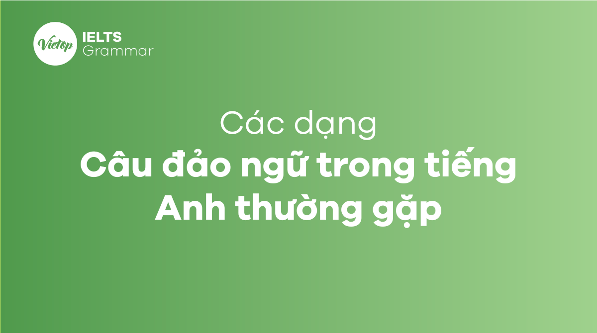 câu đảo ngữ 