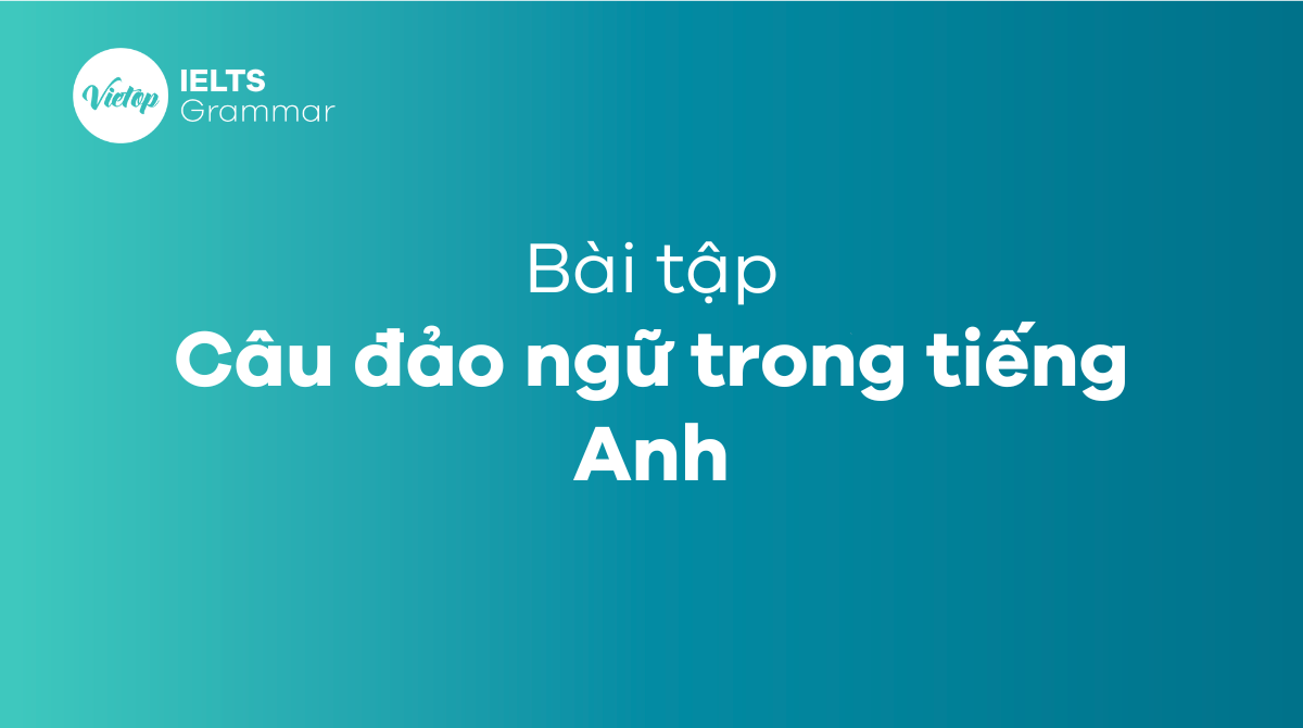 câu đảo ngữ