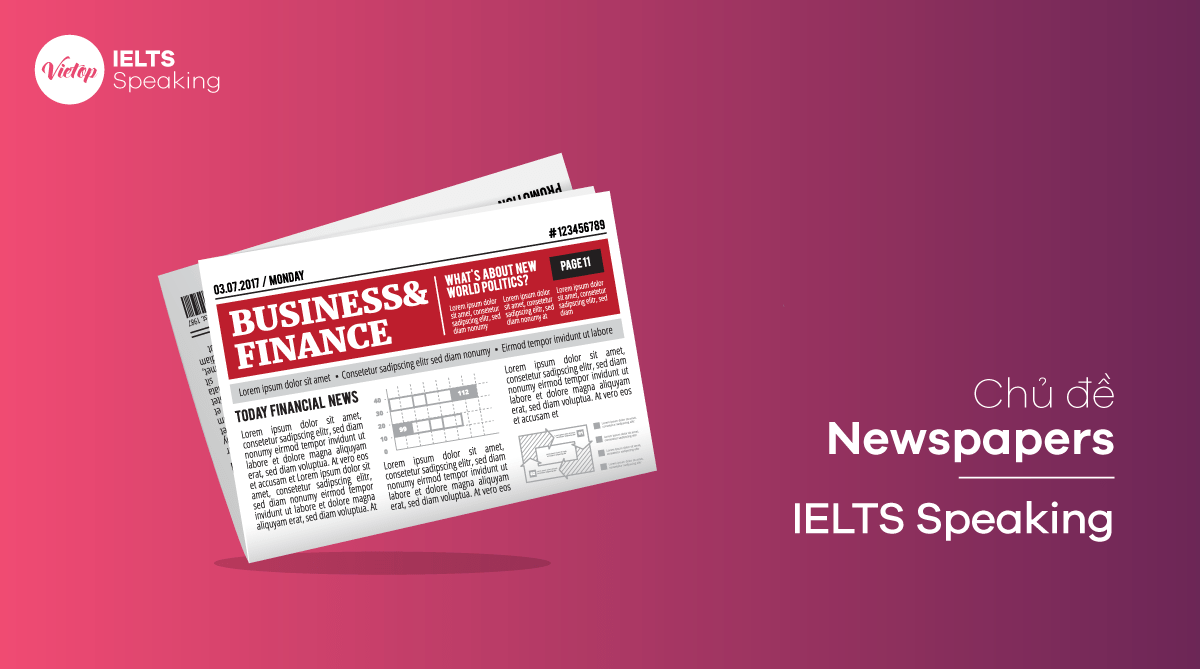 Topic Newspapers - IELTS Speaking