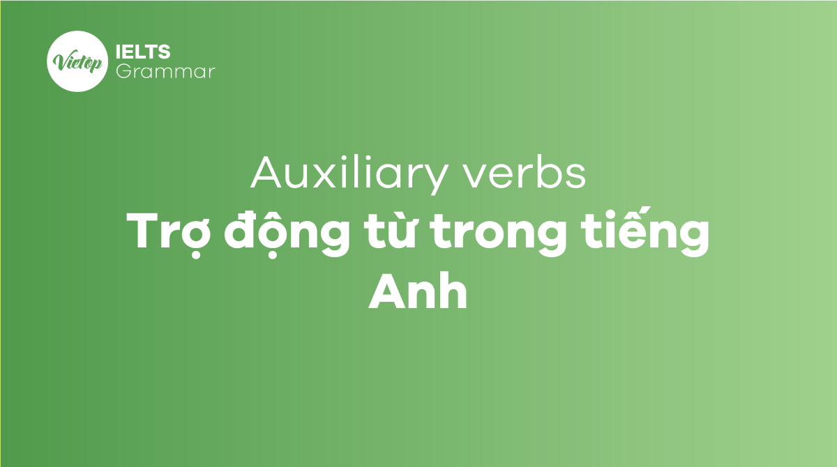 Trợ động từ trong tiếng Anh