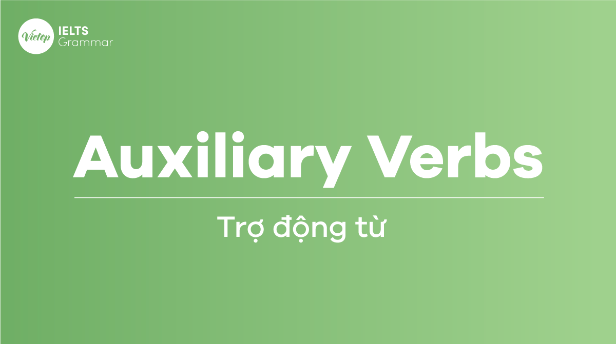 Trợ động từ (Auxiliary Verbs) trong tiếng Anh