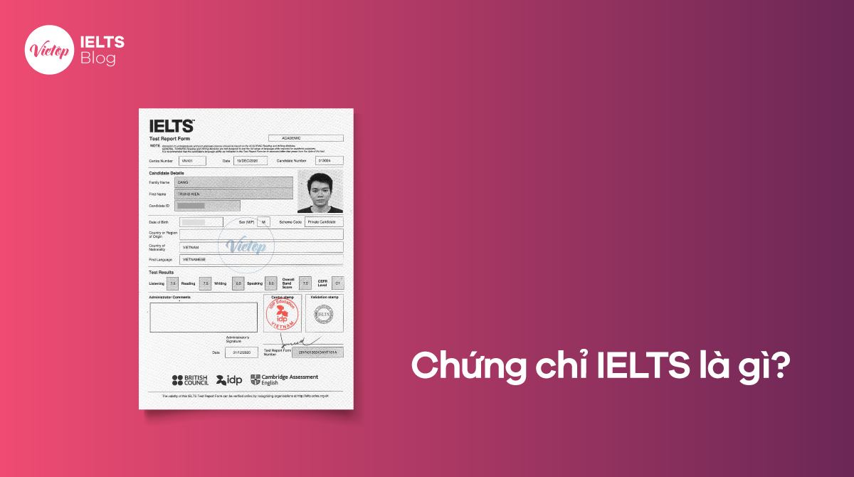 Chứng chỉ IELTS là gì - Học IELTS có khó không?