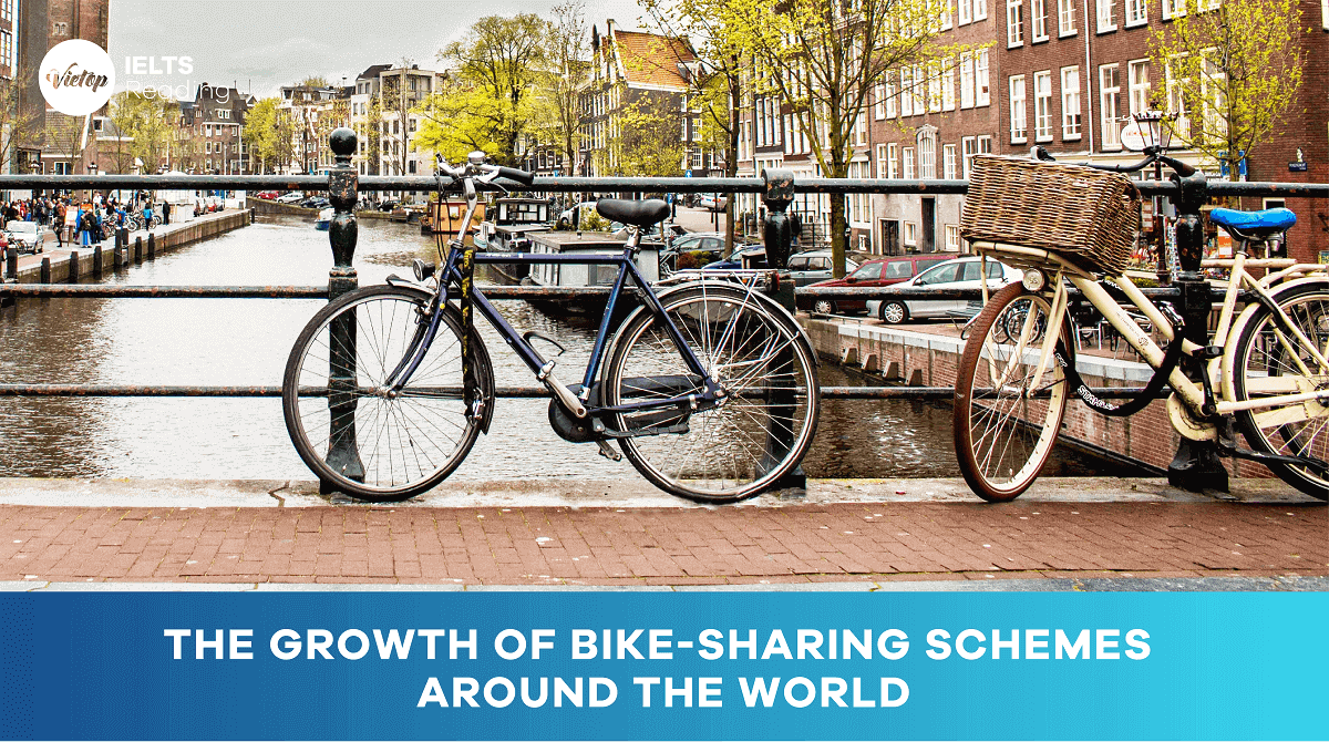 The growth of bike-sharing schemes around the world