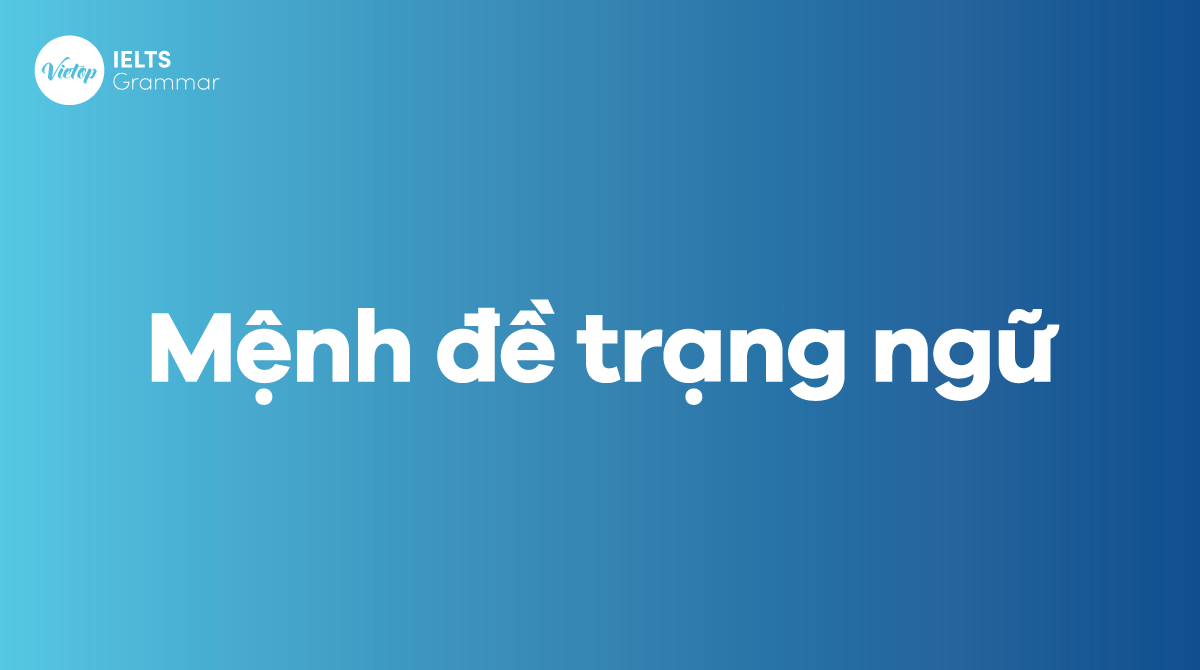 mệnh đề trạng ngữ
