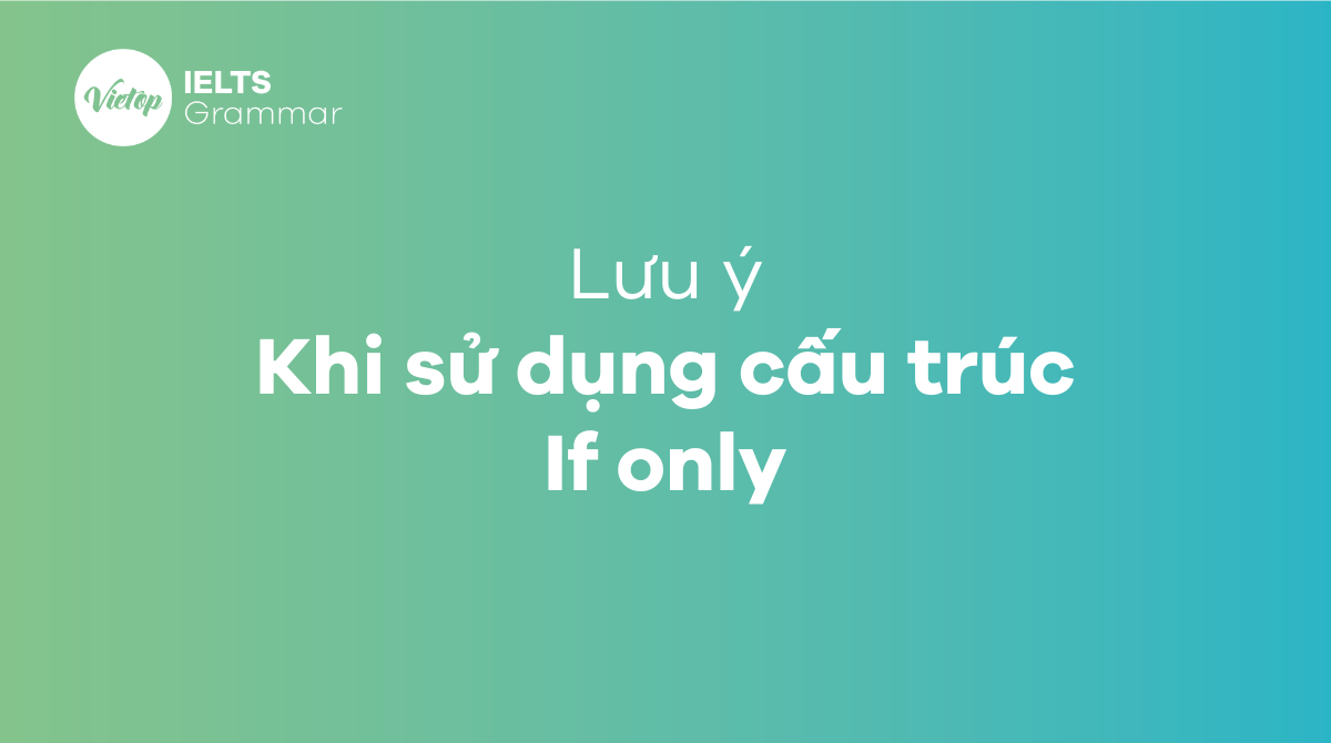 Cấu trúc If only