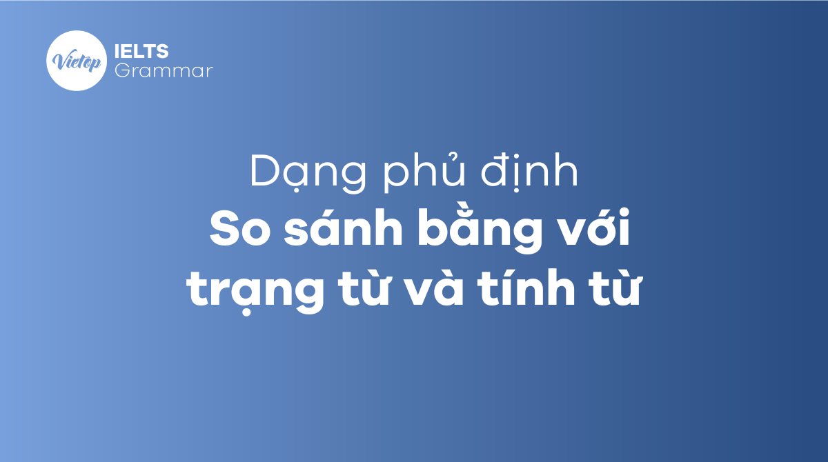 cấu trúc So sánh bằng