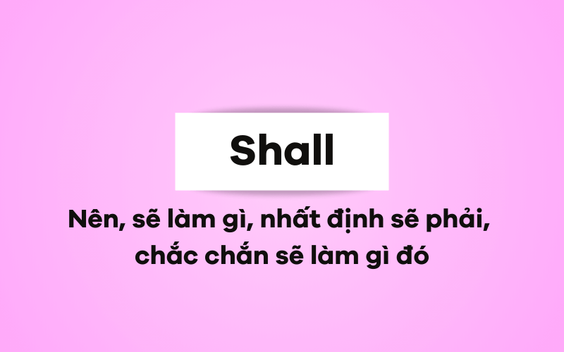 Shall là gì?