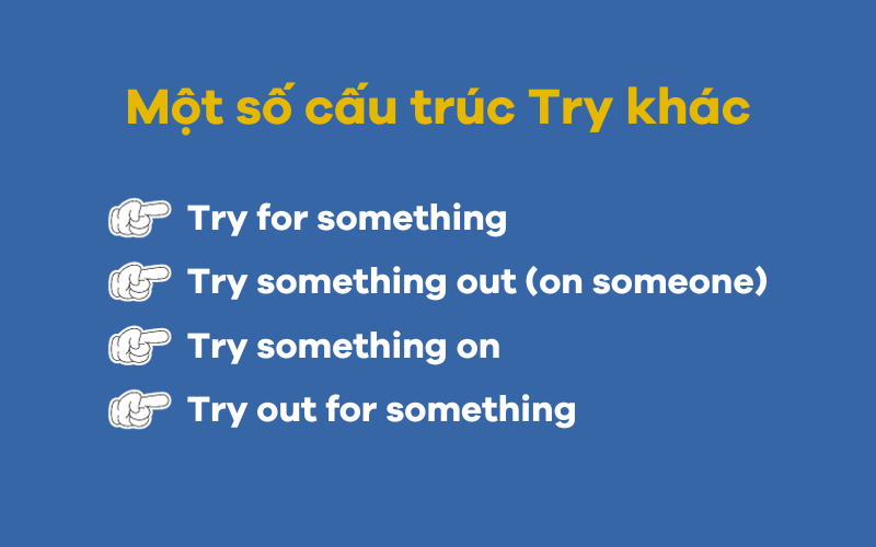 Một số cấu trúc Try khác