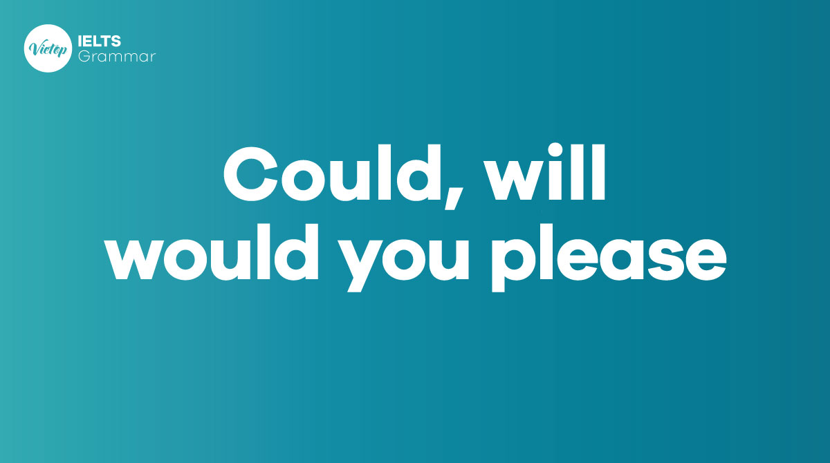 Cấu trúc Could/Will/Would you please
