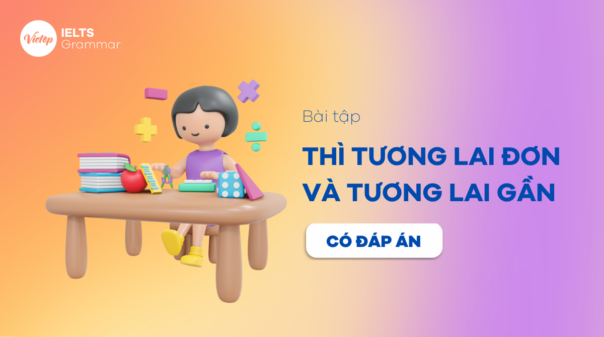 bài tập thì tương lai đơn và tương lai gần 