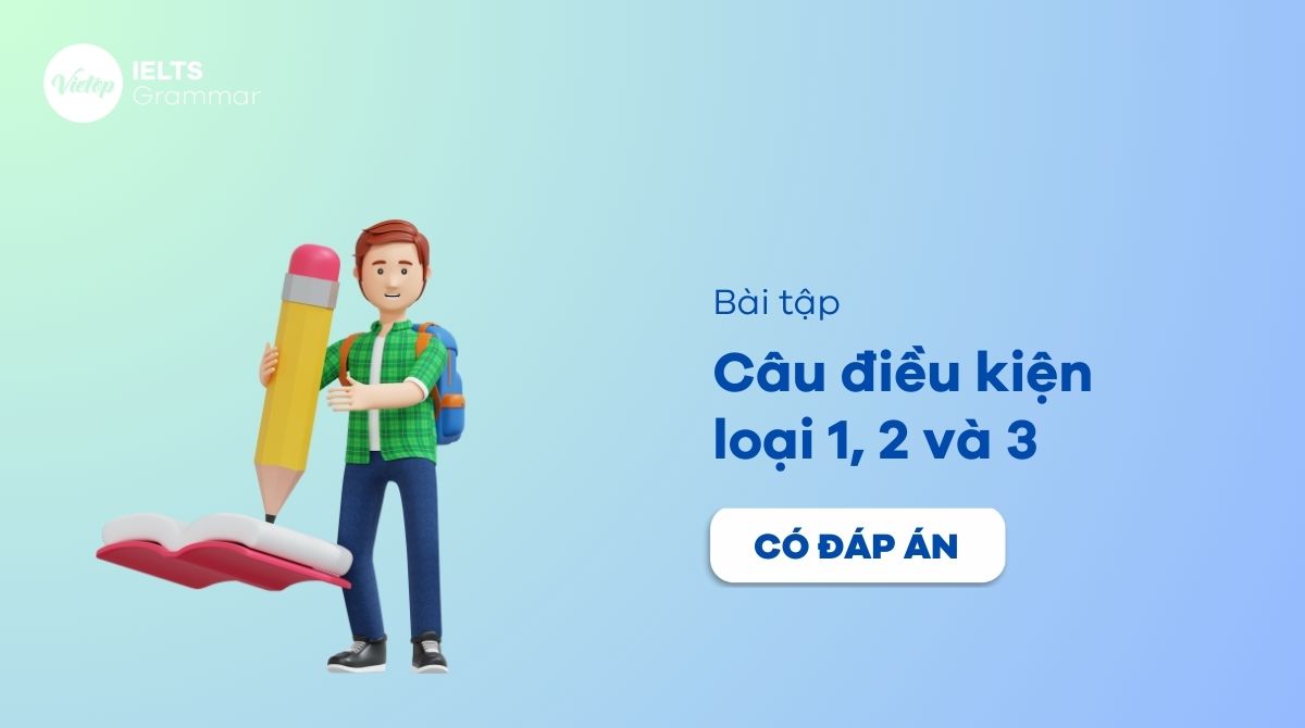 Bài tập câu điều kiện loại 1 2 3