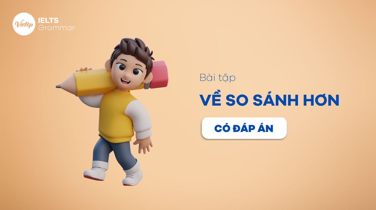 bài tập về so sánh hơn