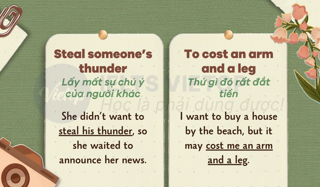 idioms for IELTS Speaking 7.0