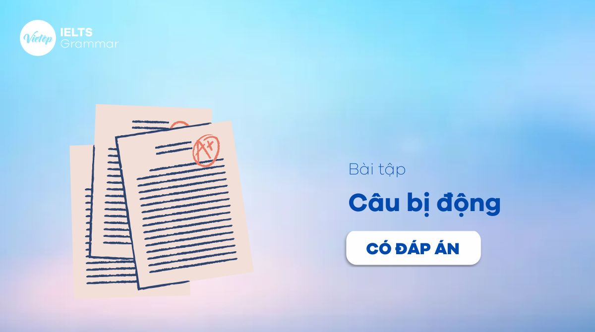 bài tập câu bị động