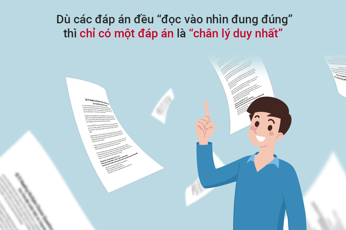 Các vấn đề thường gặp phải khi làm bài Multiple Choice