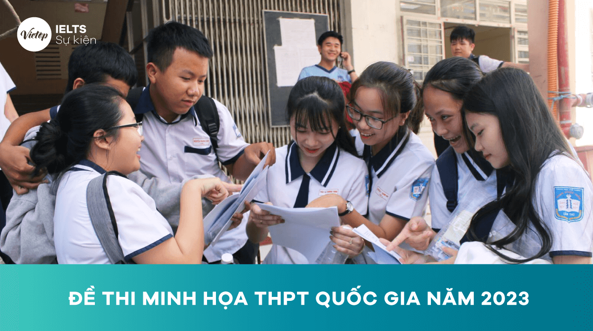 Đề thi minh họa THPT Quốc gia năm 2023