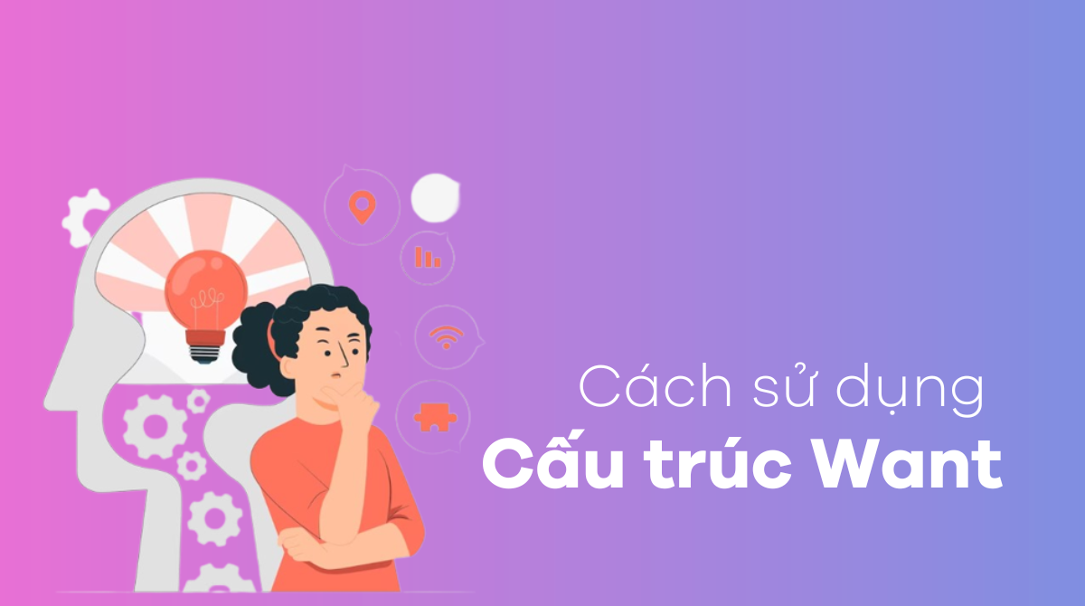 Cách sử dụng cấu trúc Want