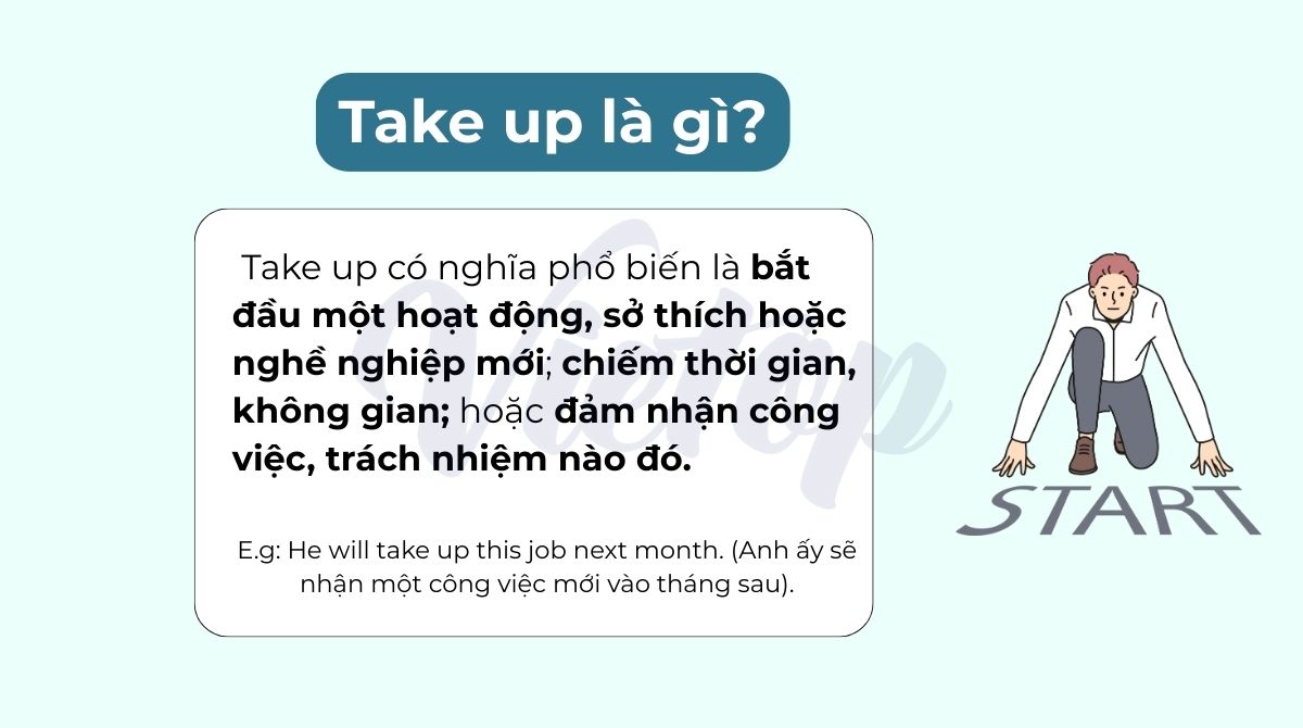 Take up là gì?