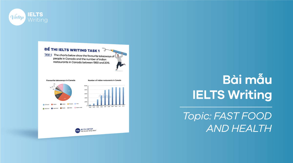 Topic fast food and health - IELTS Writing sample