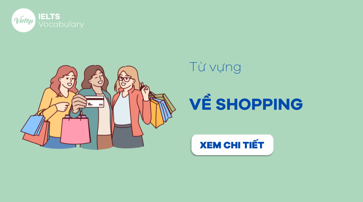 từ vựng về shopping