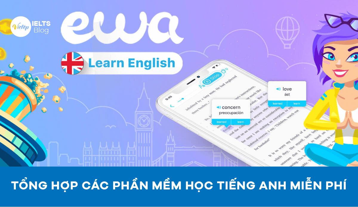 Top các phần mềm học tiếng Anh miễn phí