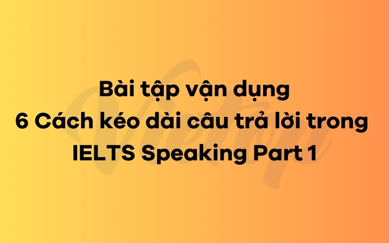 Bài tập vận dụng