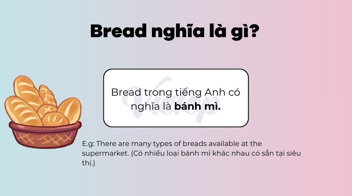 Bread nghĩa là gì?