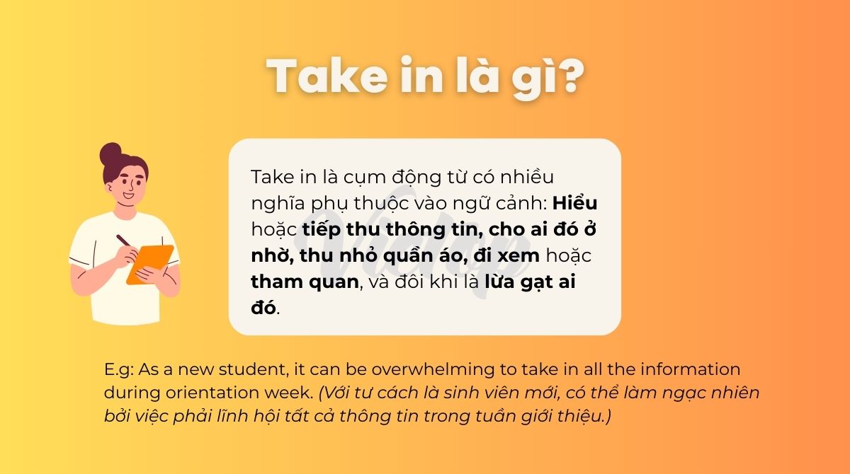 Take in là gì?