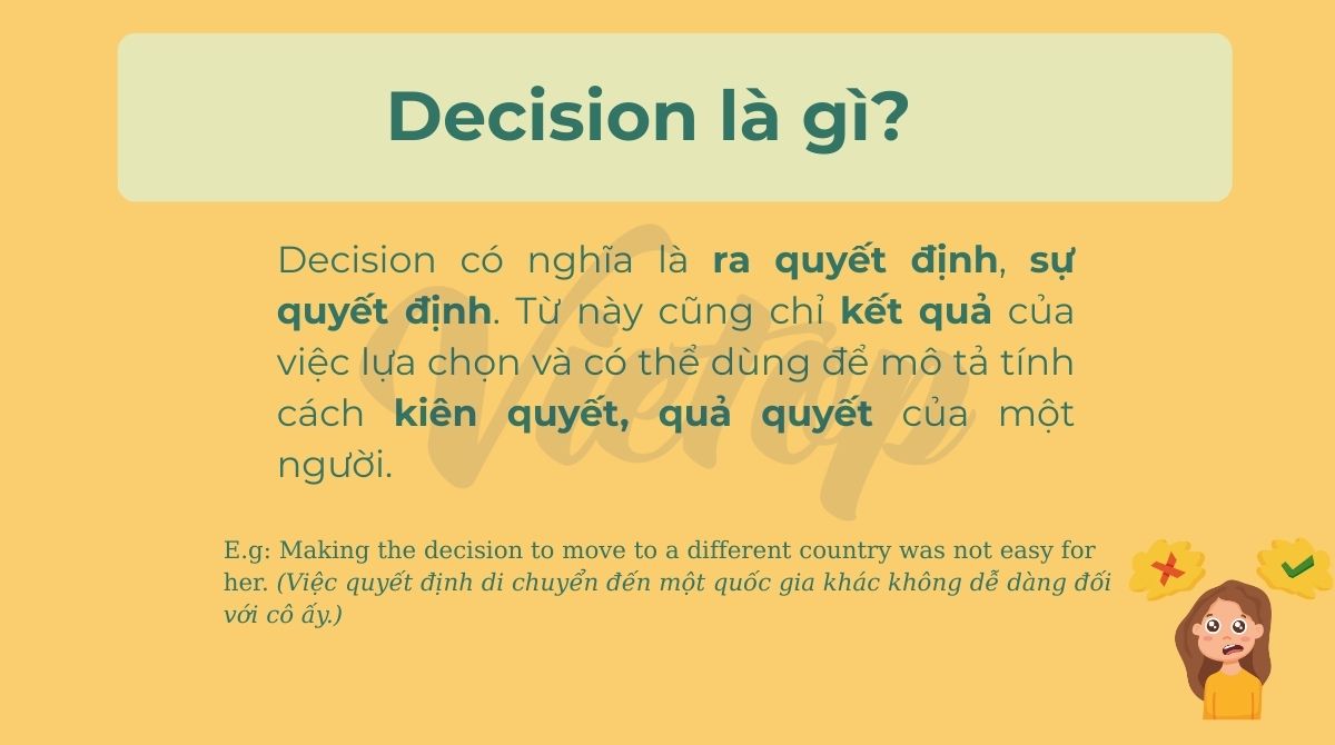 Decision là gì?