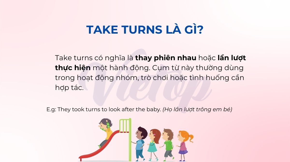 Take turns là gì?