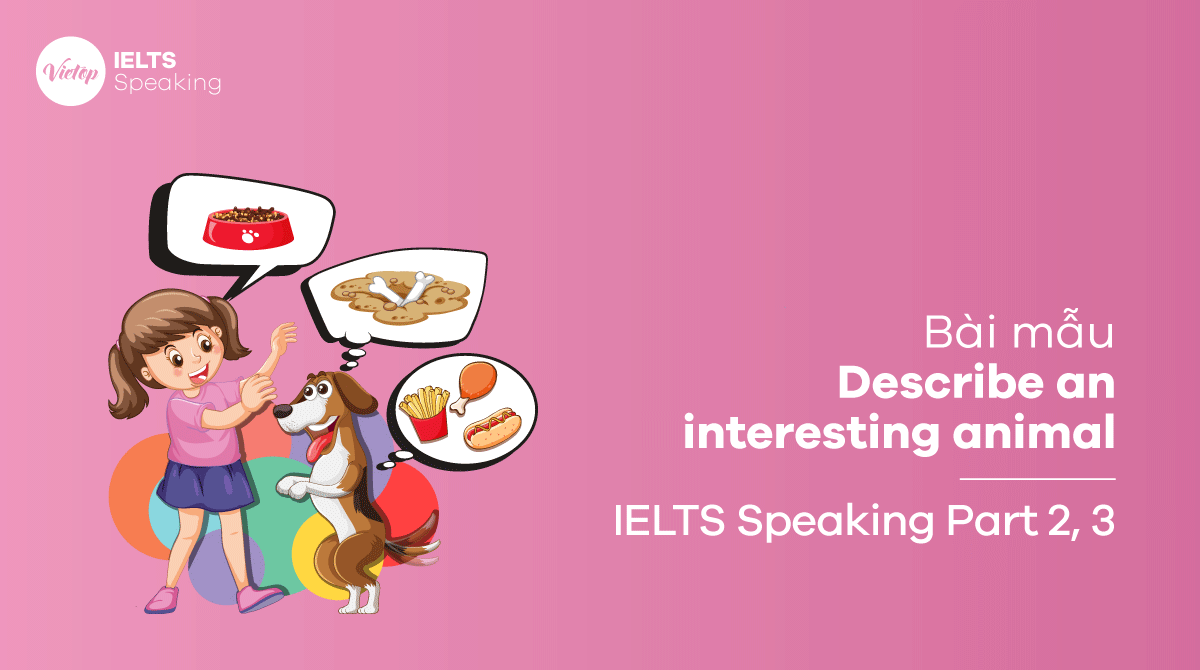 Bài mẫu Describe an interesting animal IELTS Speaking part 3