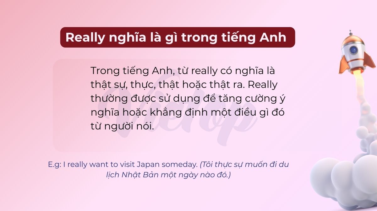 Really nghĩa là gì trong tiếng Anh