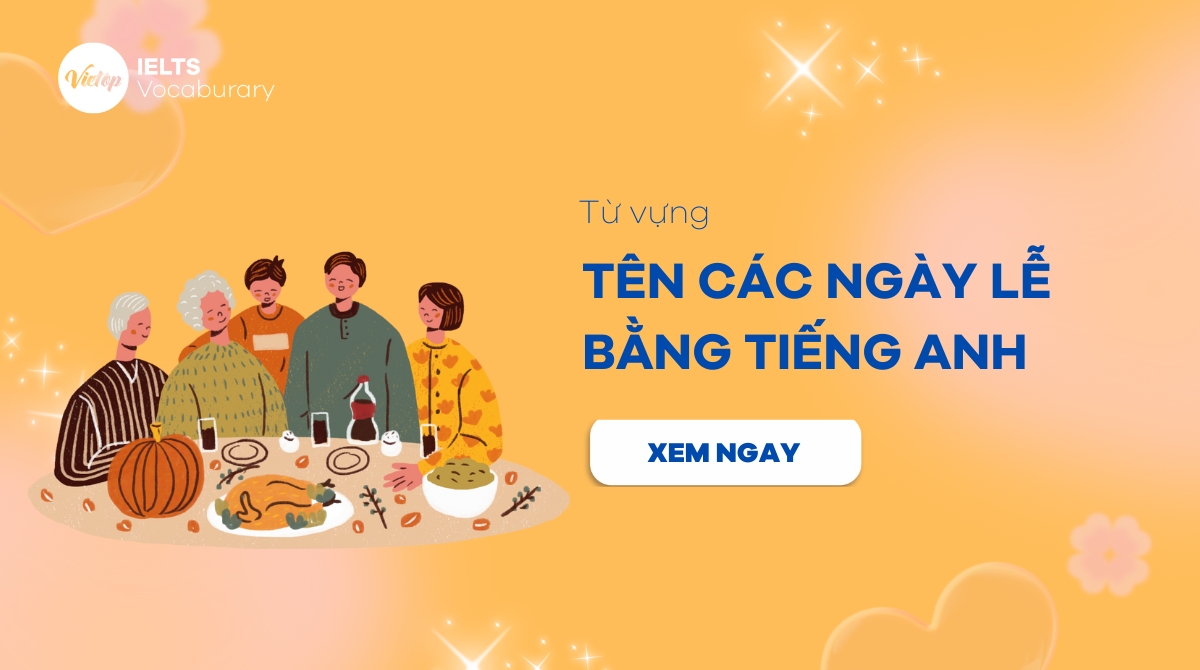 Các ngày lễ bằng tiếng Anh