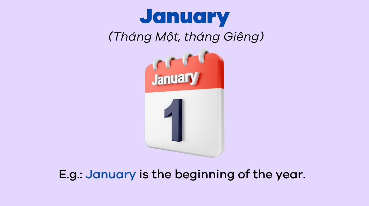 January là tháng mấy