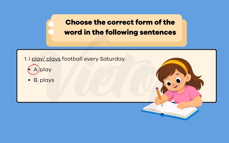 Choose the correct form of the word in the following sentences