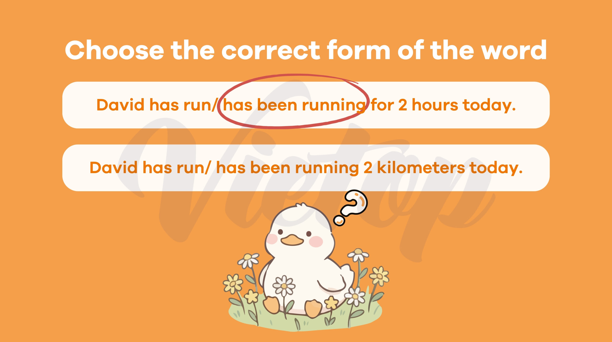 Choose the correct form of the word