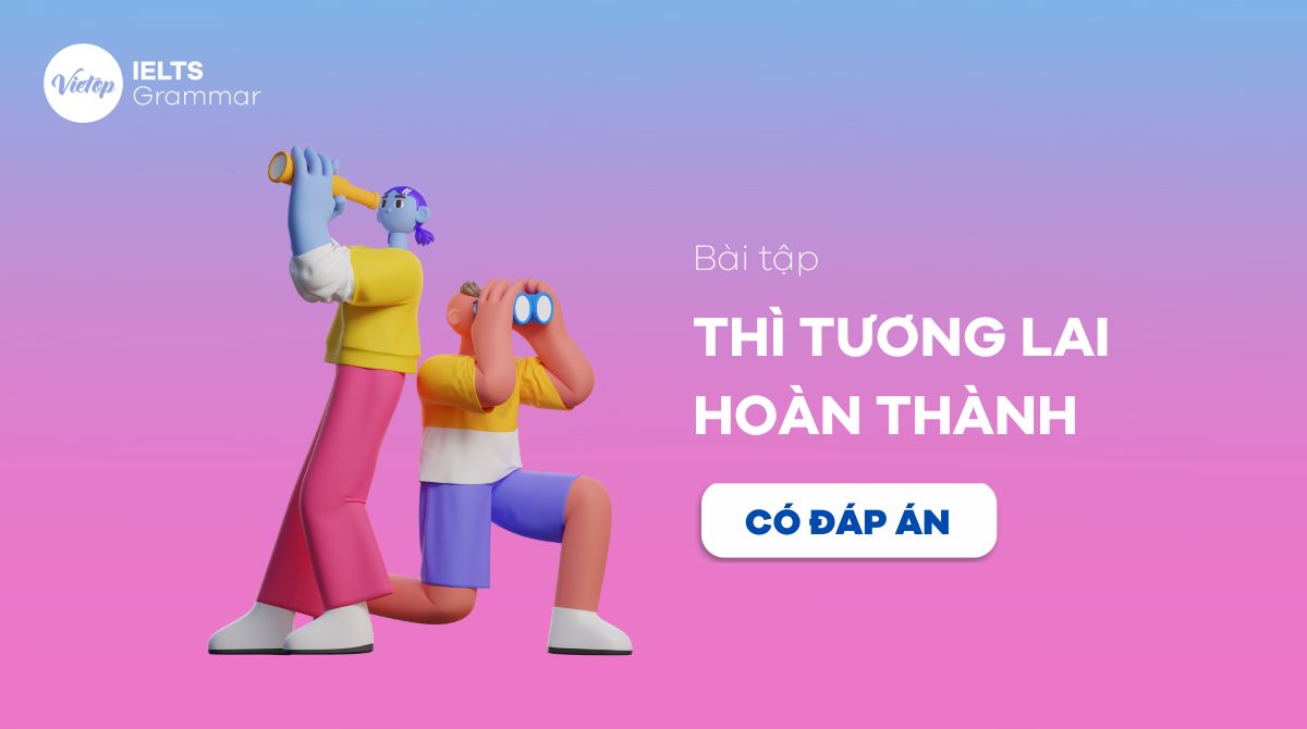 bài tập thì tương lai hoàn thành