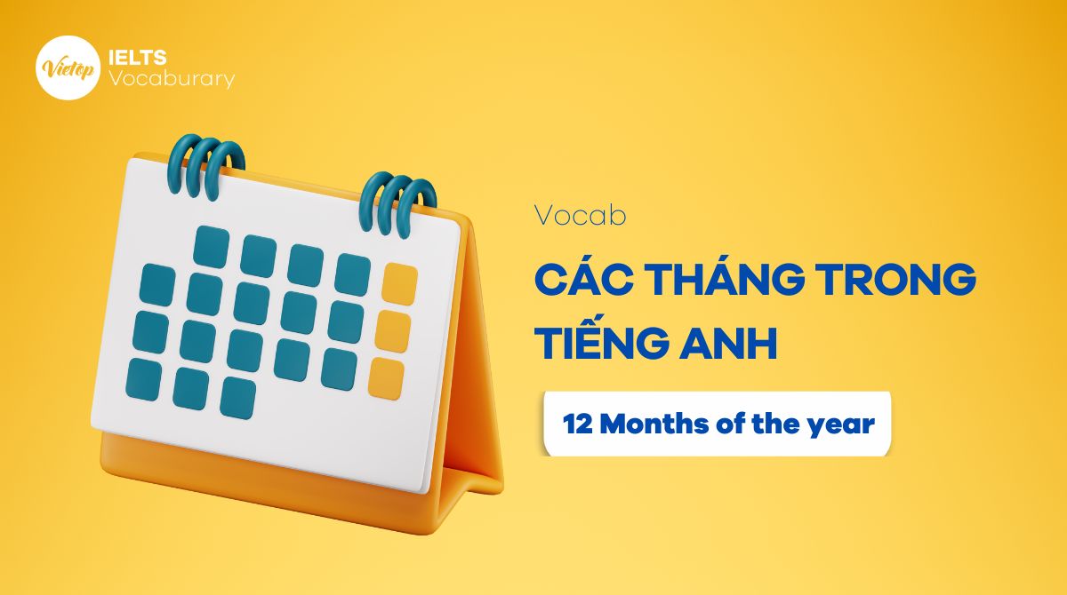 các tháng trong tiếng Anh