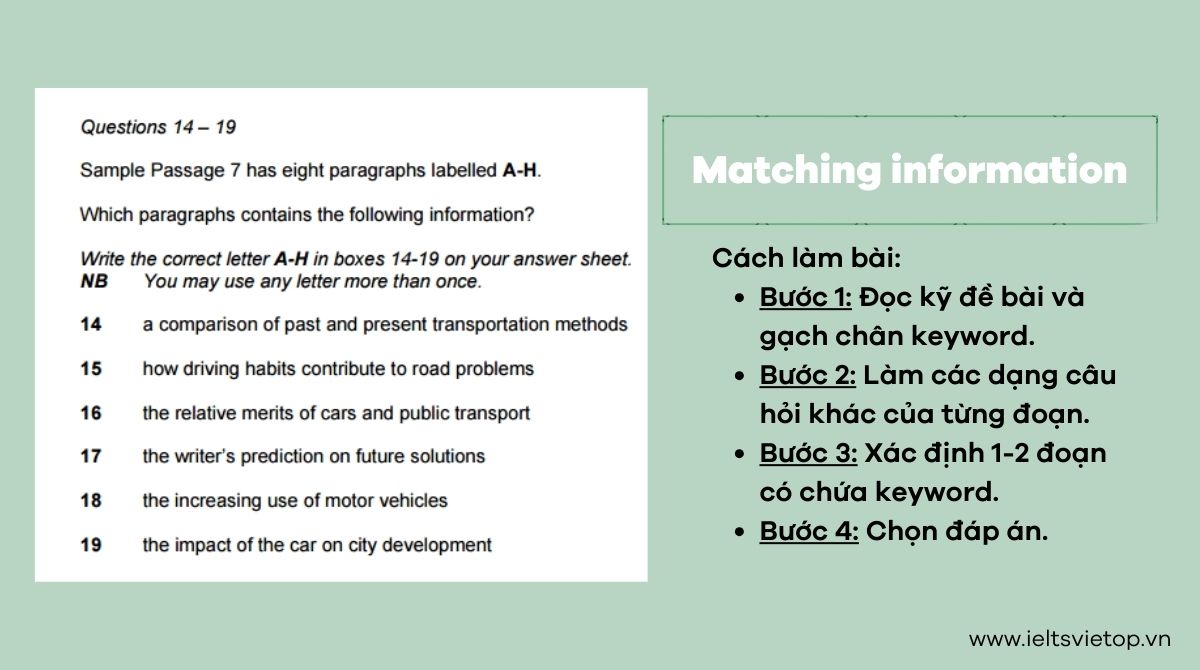 Dạng matching information