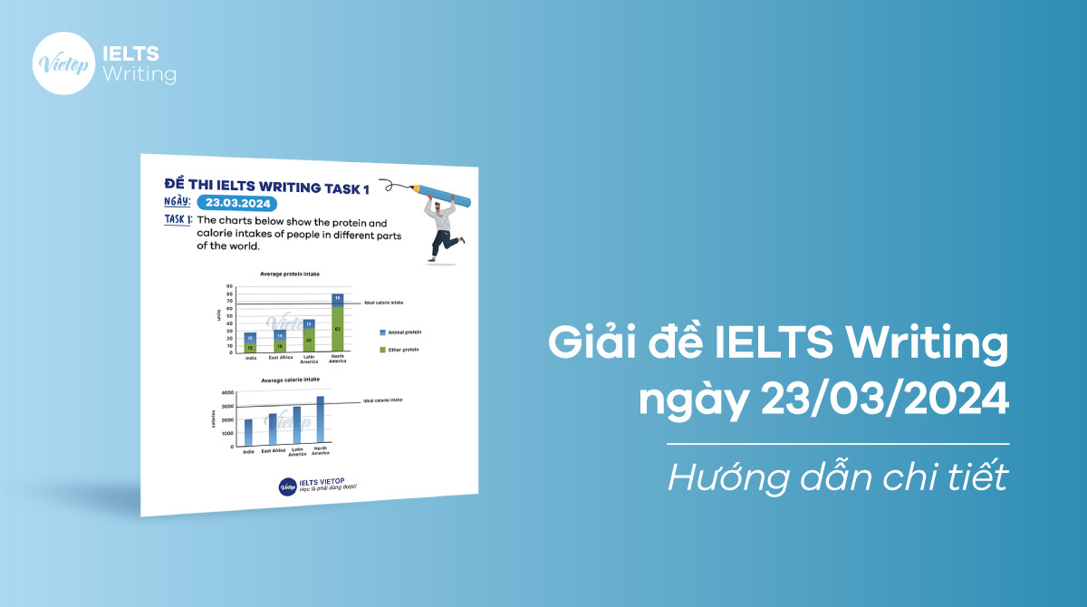 Giải đề IELTS Writing ngày 23/03/2024