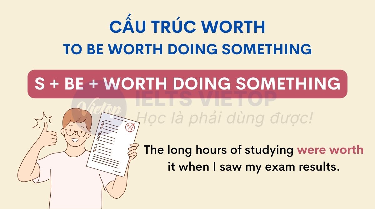 Cấu trúc to be worth doing something