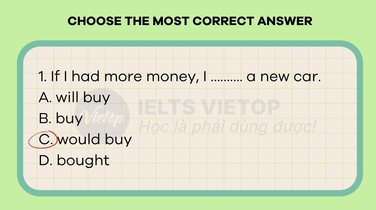 Choose the most correct answer